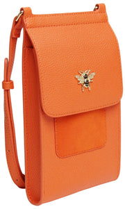 Alice Wheeler London Mini sac à bandoulière Bloomsbury - Orange