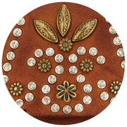 Sac Porte-Téléphone Campomaggi Siena Stud - Cognac Tan
