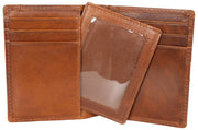 Portefeuille porte-cartes Dents Itchen Passcase - Marron cognac