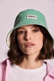 Chapeau Bob Hindbag - Rayures Vertes