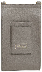 Alice Wheeler London Mini Sac à Bandoulière Bloomsbury - Gris Ardoise