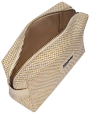 Trousse de Toilette Tissée Hindbag Leon - Beige Nude