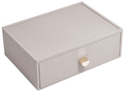 Organisateur de maquillage à tiroir classique Stackers - Taupe