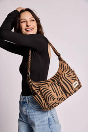 Sac à bandoulière multi-poches Hindbag Emile - Cinnamon Tiger Brown