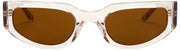 Lunettes de lecture MessyWeekend Hart Blue Light Sun - Marron/Beige Paloma