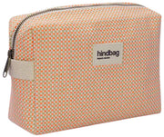 Trousse de Toilette Tissée Hindbag Leon - Rose Corail
