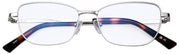 Lunettes de lecture MessyWeekend Meryl à lumière bleue - Transparent/argenté