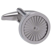 david-van-hagen-sunburst-round-cufflinks---silver-34498332