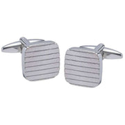 david-van-hagen-square-edged-cufflinks---silver-34498337