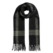 dents-contrast-stripe-scarf---black-34491143