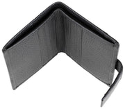 Portefeuille à deux volets avec porte-cartes Dents Aire - Noir