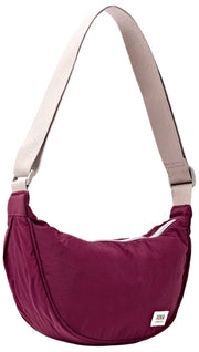 Sac bandoulière Roka Farringdon Taslon - Rouge Merlot