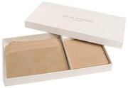 Alice Wheeler London Coffret cadeau porte-monnaie et miroir compact Veronica - Beige sable