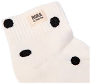 Chaussettes Roka Wembley - Marshmellow White Dot