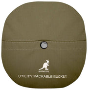 Chapeau Bob Pliable Multi-Utilitaire Kangol - Vert Olive Foncé