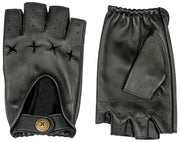 Gants de conduite en cuir Dents The Suited Racer Gripper - Noir