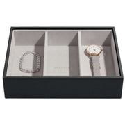 stackers-classic-set-of-2-jewellery-box---black-raffia-34950101