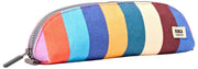 Roka Tate Petite pochette en toile de coton - Larges rayures multiples