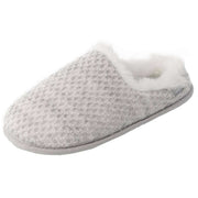 isotoner-sparkle-knit-swept-back-mule-slippers---light-grey-34523423