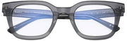 Lunettes de lecture MessyWeekend Ozzy Blue Light - Transparent/Gris cendré