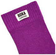 Chaussettes Roka Wimbledon Crew - Violet Mûrier