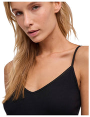 Falke Daily Seamless Spaghetti Top - Noir