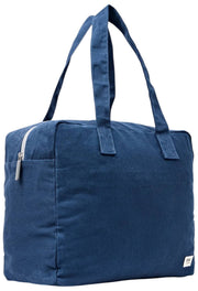 Sac fourre-tout moyen en toile de coton Roka Sloane - Bleu amiral