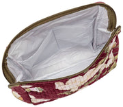 Trousse de toilette en velours Serendipity Elie Beaumont - Magnolia Bordeaux