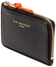 Porte-cartes Elie Beaumont - Noir/Orange