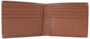 Portefeuille en cuir grainé Sidnny Ted Baker - Tan