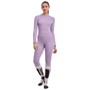Collants 3/4 coupe régulière Falke Wool Technology - Lilas clair