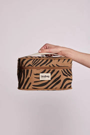 Hindbag Gaspard Vanity Bag - Zèbre Marron Cannelle