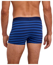 Falke Boxer Rayé Daily Comfort - Bleu Royal