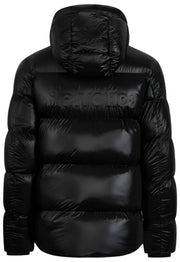 Helvetica Mountain Pioneers Doudoune à capuche Silver 2 - Noir