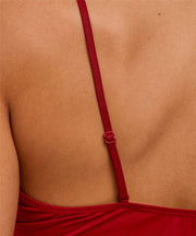 Falke Delicate Touch Chemise Top - Vintimille Rouge