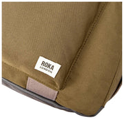 Sac de sport Roka Gatwick en toile recyclée de taille moyenne - Marron embrun