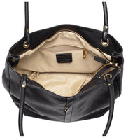 Sac fourre-tout souple courbé Elie Beaumont - Noir