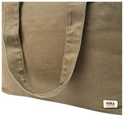 Sac fourre-tout moyen en toile de coton Roka Sloane - Vert Ranger