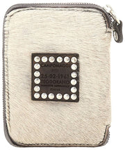 Campomaggi Cecina Hairy Sac à main en peau de vache - Gris/Blanc