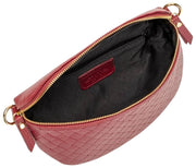 Sac à bandoulière tissé Elie Beaumont - Rouge sang de bœuf