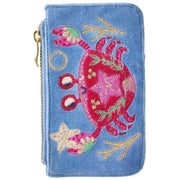 powder-seafaring-crab-velvet-card-holder---cornflower-blue-34449161