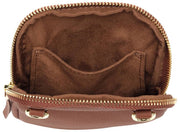 Sac pour téléphone en daim Elie Beaumont - Tan