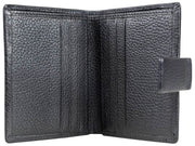 Portefeuille à deux volets avec porte-cartes Dents Aire - Noir