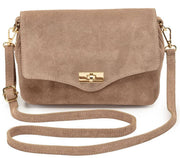 Elie Beaumont Sac Midi Twist En Daim - Beige Vison