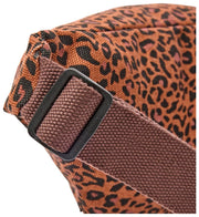 Sac banane en toile de coton Roka Mill Hill - Mini Leopard Brown