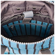 Petit sac à dos en toile recyclée Roka Canfield B - Rayure bleue