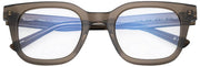 Lunettes de lecture MessyWeekend Ozzy à lumière bleue - Transparent/Vert olive