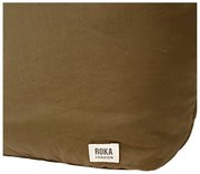 Sac à bandoulière Roka Oxford Medium Taslon - Marron mousse