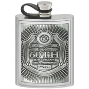 english-pewter-company-6oz-embossed-60th-pewter-hip-flask---silver-34391475