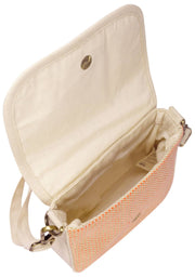 Sac à Bandoulière Tissé Hindbag Margault - Rouge Corail